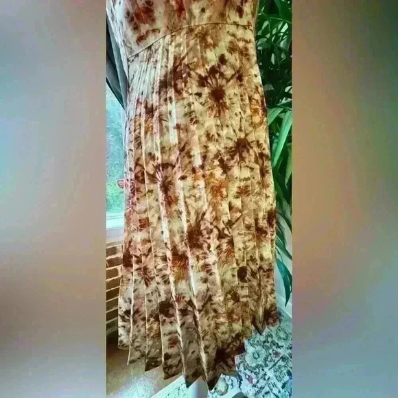 Forever 21 Multicolor-Pleaded Dress-Size M-NWT - Picture 5 of 8